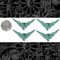 Verdigris Finished Brass Woman with Flowing Hair Vintage Art Deco Corners or Connectors - Set of Four - V-2C54